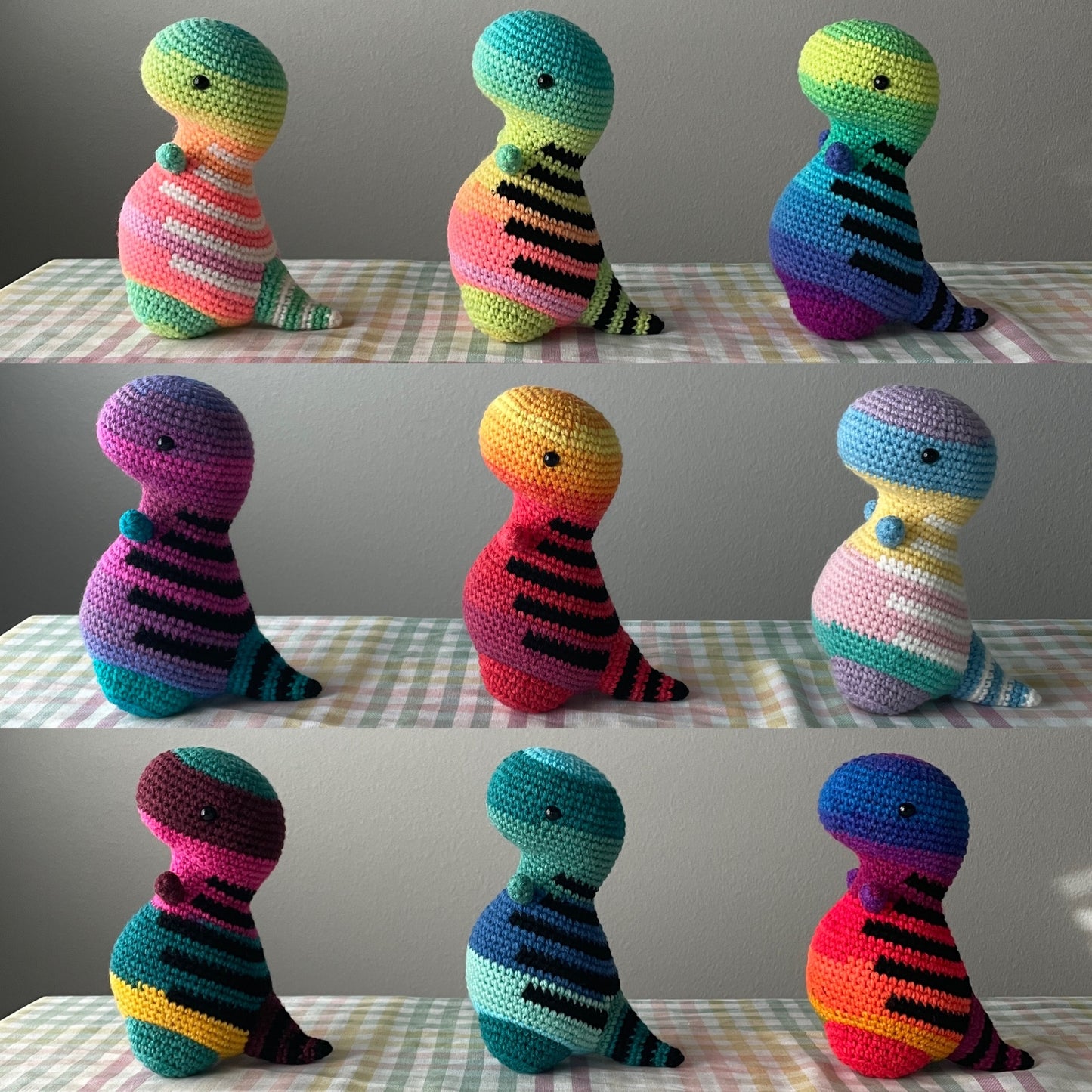 Gradient Dino (8.5 inch)