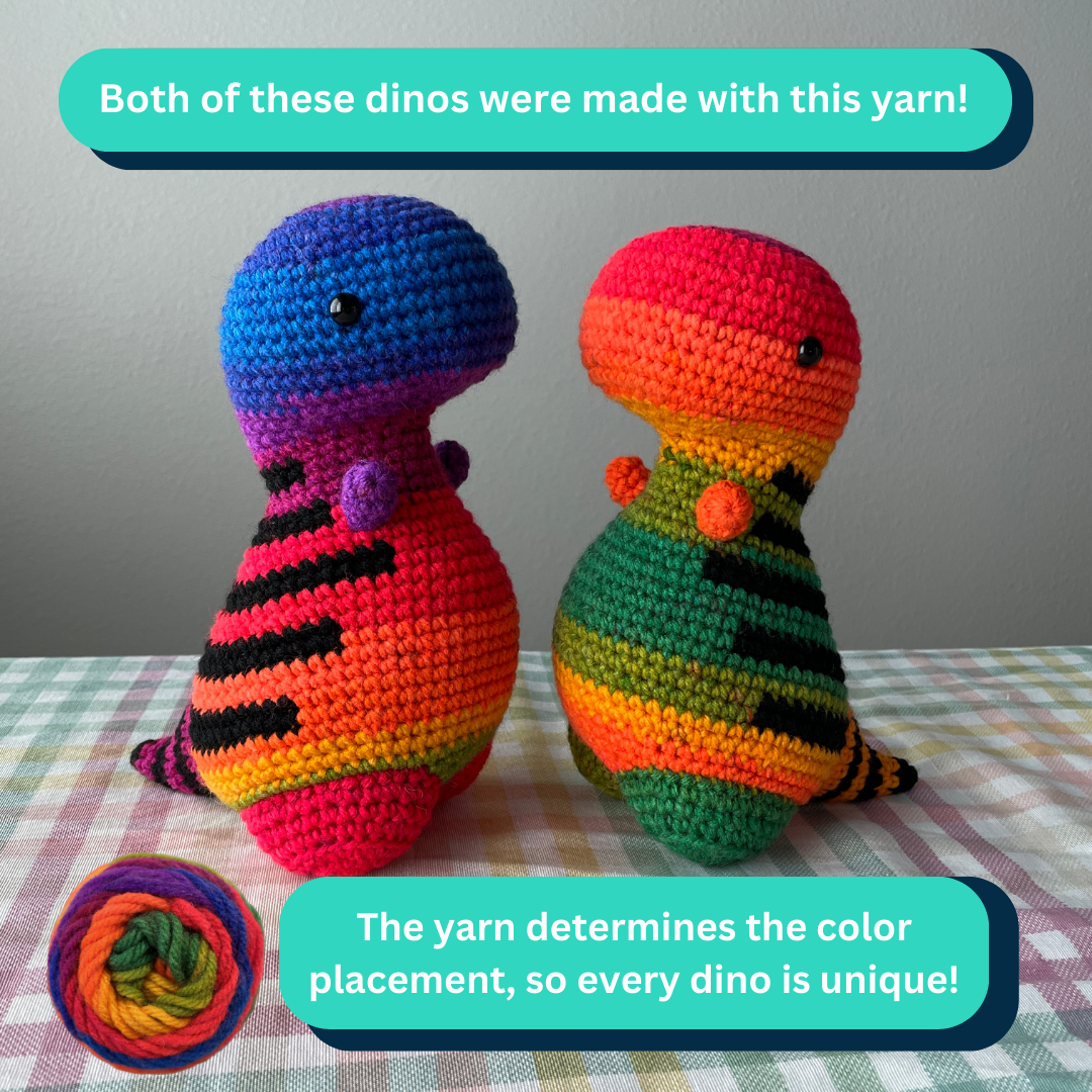 Gradient Dino (8.5 inch)