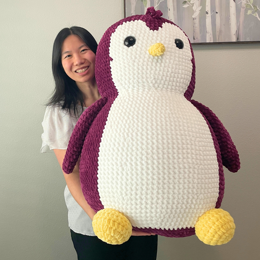 How to Crochet Mega-Pudgy Penguin!