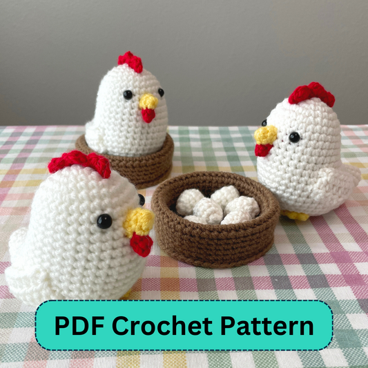 Chicken Crochet Pattern (PDF)